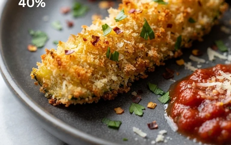 Baked Zucchini Sticks (Oven or Air Fryer)