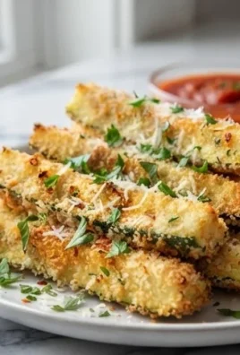 Baked Zucchini Sticks (Oven or Air Fryer)