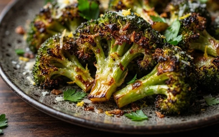 Oven Roasted Broccoli (Baked Broccoli)