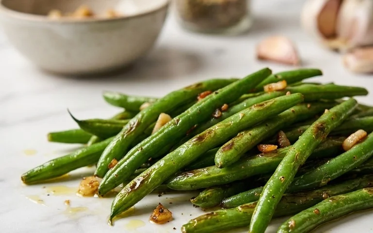 Sautéed Green Beans with Garlic