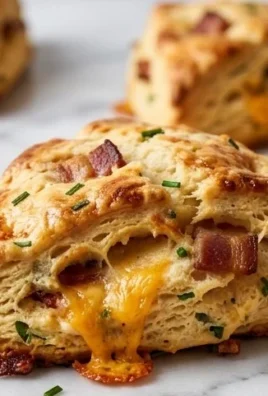 Beef Bacon Cheddar and Chive Scones