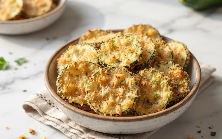 Crispy Baked Zucchini Chips